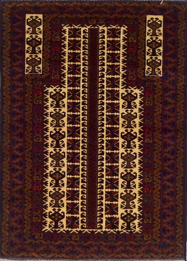 Persia (Iran) Baluchi Hand Knotted Wool 3x5