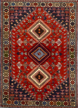 Persian Shiraz Hand Knotted Wool 3x5