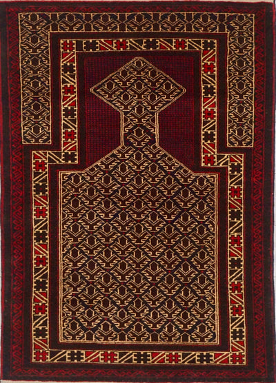 Persia Baluchi Hand Knotted Wool 3x5