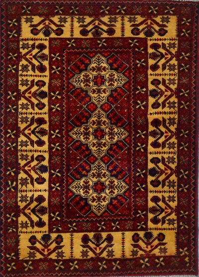Pakistan Turkmen Hand Knotted Wool 3x4