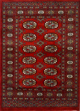 Pakistan Bokara Hand Knotted Wool 3x4