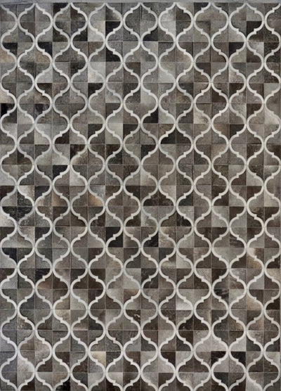 India Patchwork Cowhide HandMade 8x10