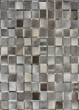 India  Patchwork Cowhide Handmade 8x10