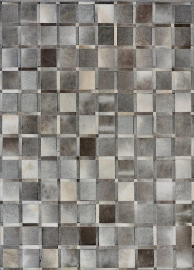 India  Patchwork Cowhide Handmade 8x10