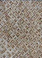 India Patchwork Cowhide HandMade 8x10