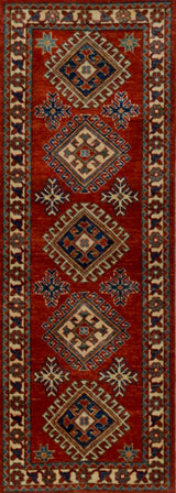 Pakistan Kazak Hand Knotted Wool 2x6
