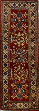 Pakistan Kazak Hand Knotted Wool 2x6