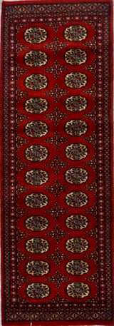 Pakistan Bokhara Hand Knotted Wool 2x6