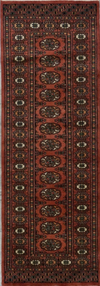Pakistan Bokhara Hand Knotted Wool 2x6