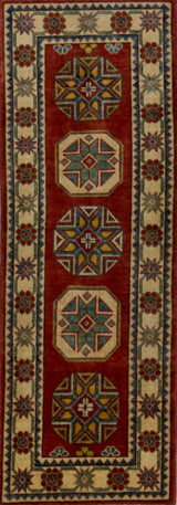 Pakistan Kazak Hand Knotted Wool 2x6