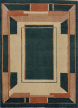 Chinese Modern Hand Knotted Wool 2x3