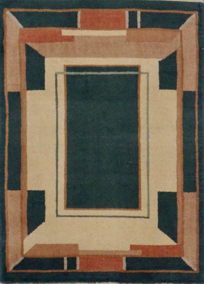 Chinese Modern Hand Knotted Wool 2x3