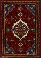 Persian Hamadan Hand Knotted Wool 2x3