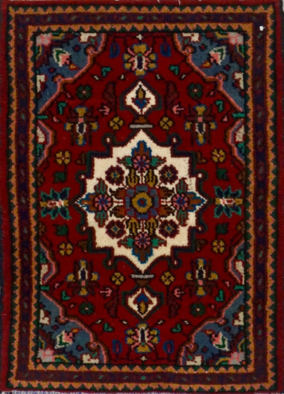 Persian Hamadan Hand Knotted Wool 2x3