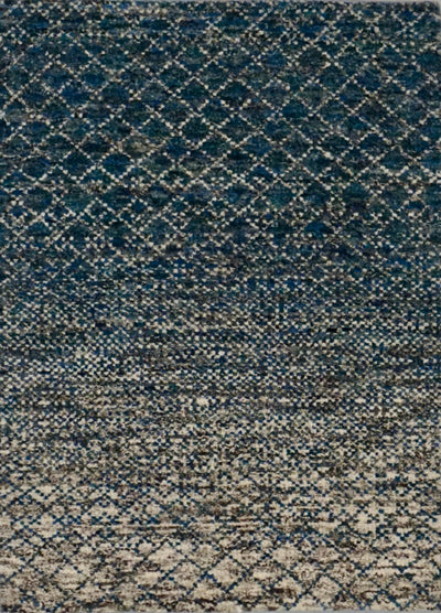 India Modern Amazon Hand Knotted Wool 2x3