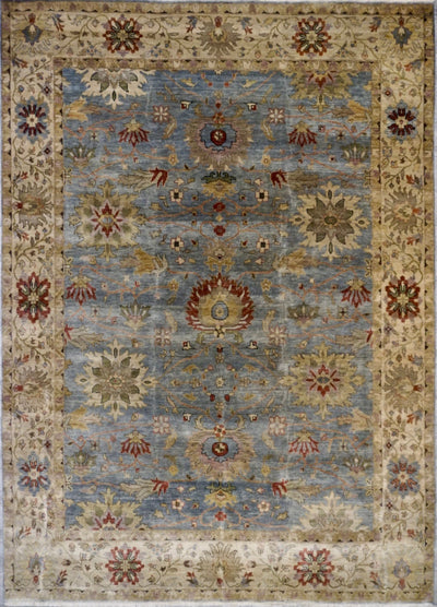 India Oushak Hand Knotted Wool 9x12