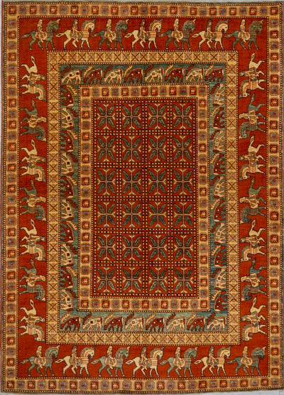 Pakistan stone wash Pazyryk 6x8