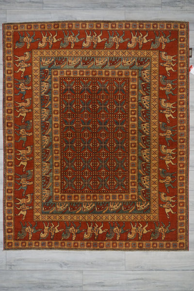 Pakistan stone wash Pazyryk 6x8