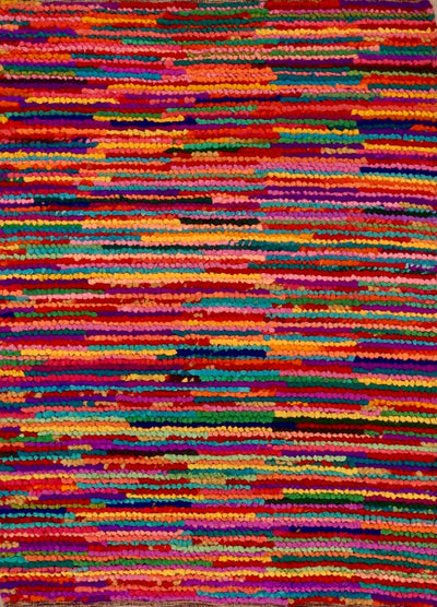 India Hand Woven Cotton 5x8