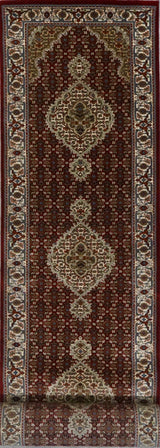 India Tabriz Mahi Hand Knotted Wool & Silk 3x20