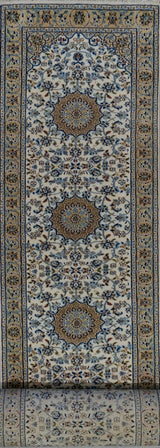 India Nain  Hand Knotted Wool & Silk 3x20