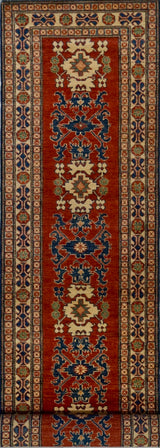 Pakistan Kazak Hand Knotted Wool 3x13