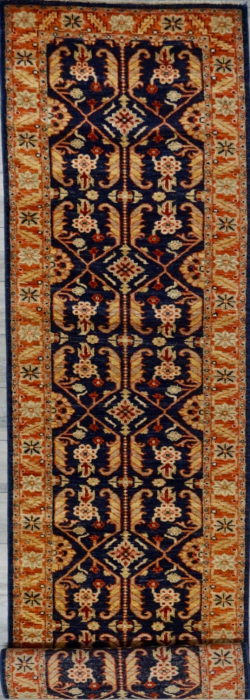 Pakistan Chobrang Hand Knotted Wool 3x14