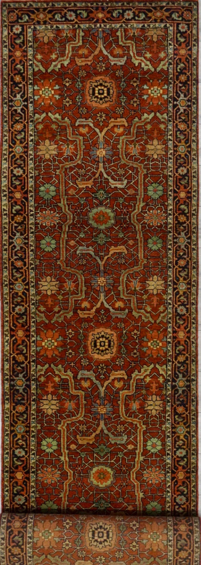India Kanna Agra Hand Knotted Wool 3x16