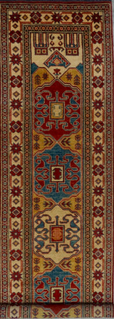 Pakistan Kazak Hand Knotted Wool 3x13