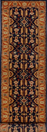 Pakistan Chobrang Hand Knotted Wool 3x14