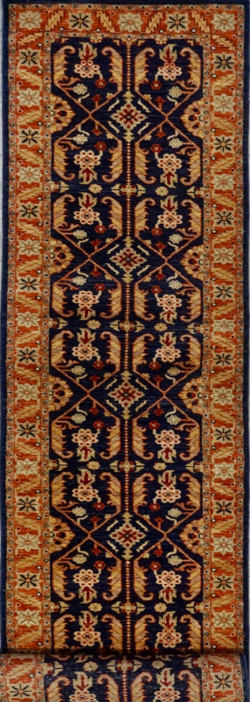 Pakistan Chobrang Hand Knotted Wool 3x14