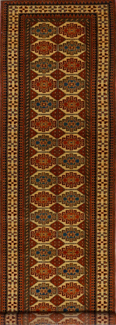 Pakistan Kazak Shirwan Hand Knotted Wool 3x14