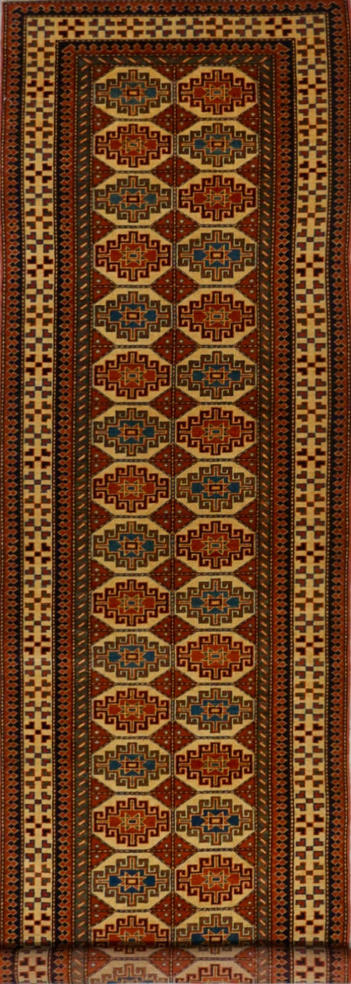 Pakistan Kazak Shirwan Hand Knotted Wool 3x14