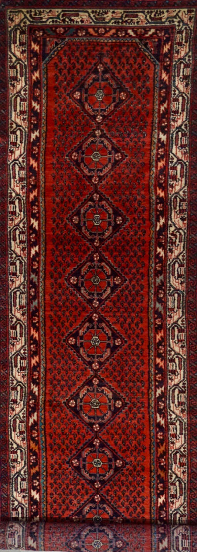 Persian Hamedan Hand Knotted Wool 3x15