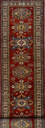 Pakistan Kazak Hand Knotted Wool 3x20