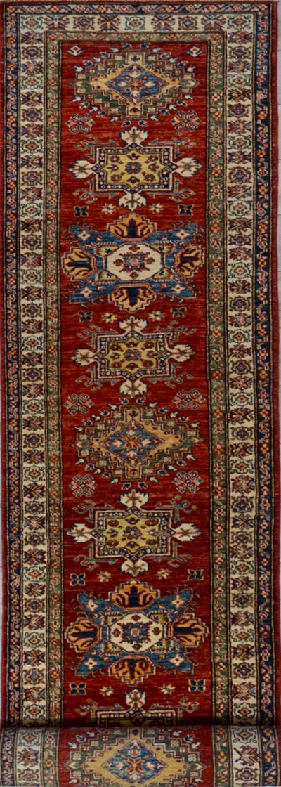 Pakistan Kazak Hand Knotted Wool 3x20