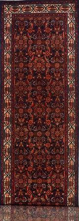 Persian Hamedan Meshkabad Hand Knotted Wool 3x14