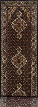 India Tabriz Mahi Hand Knotted Wool 3x18