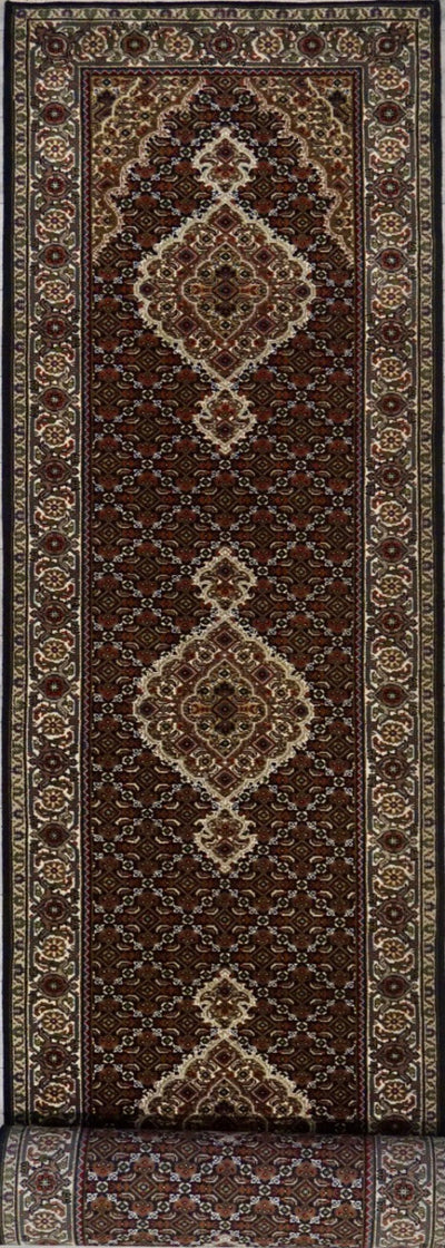 India Tabriz Mahi Hand Knotted Wool 3x18