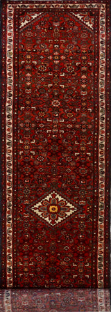 Persian Hamadan Hand Knotted Wool 3x12