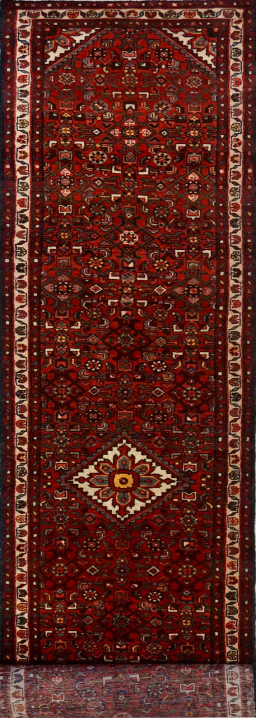 Persian Hamadan Hand Knotted Wool 3x12