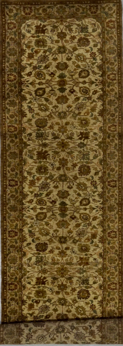 India Jaipur Hand Knotted Wool 3x12