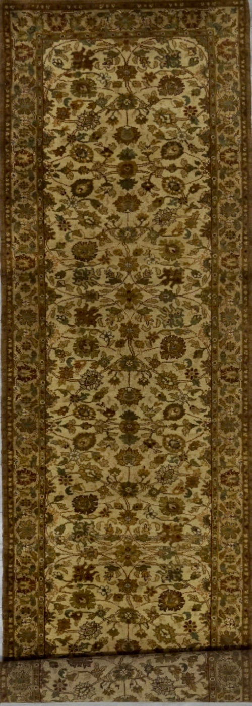 India Jaipur Hand Knotted Wool 3x12