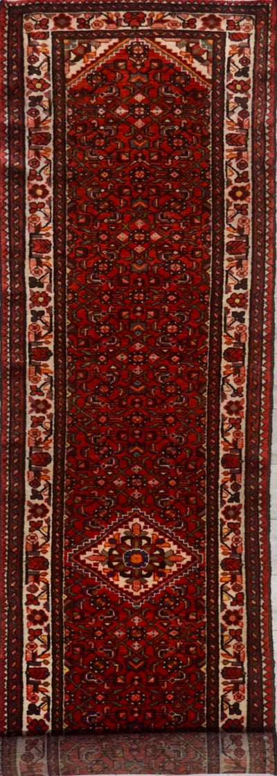 Persian Hamedan Hand Knotted Wool 3x14