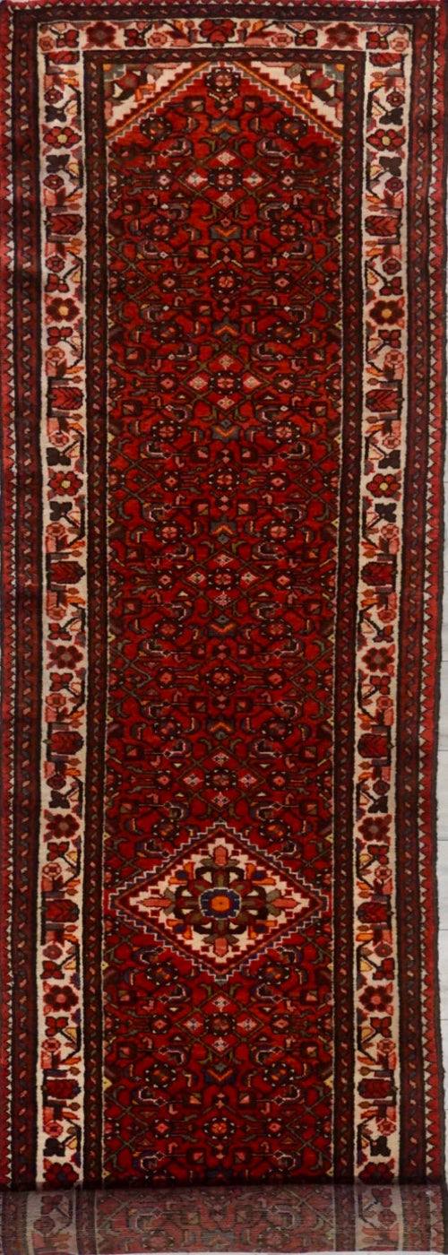 Persian Hamedan Hand Knotted Wool 3x14
