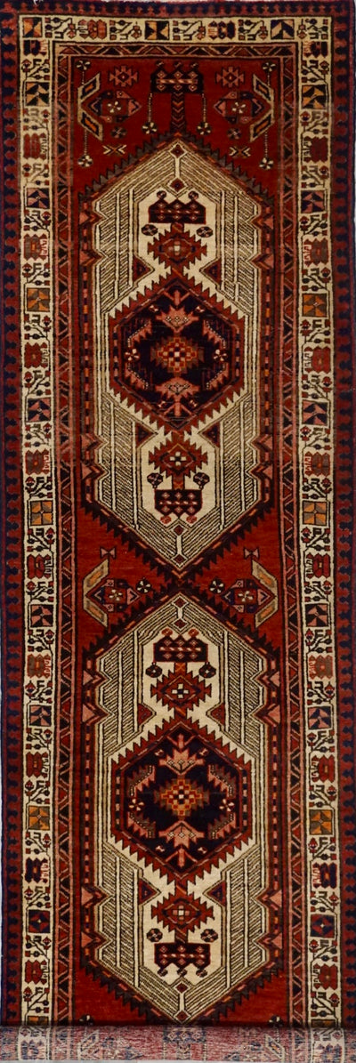 Persian Hamadan Sarab Hand Knotted Wool 3x11