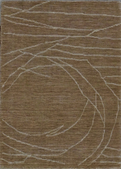 India Modern Hand Loom Wool 2x3