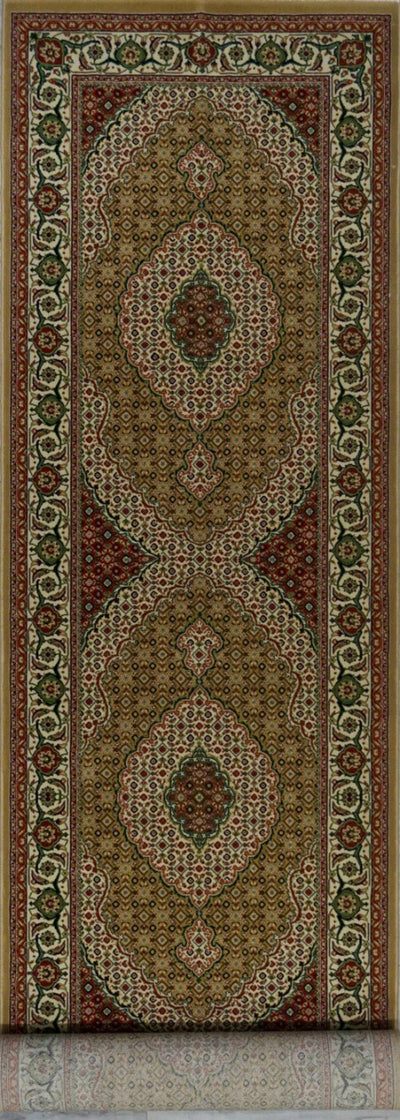 Persian Tabriz Mahi power Loom 3x14