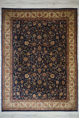 India Sarouq Hand Knotted Wool 9x12