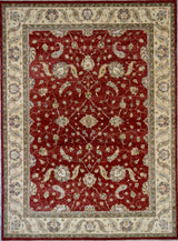 India Ziegler Hand Knotted Wool 9x12